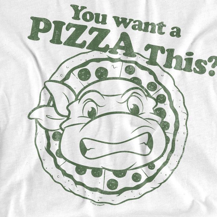 Immagine prodotto Teenage Mutant NT You Want A Pizza Me Maglietta Uomo (4XL)