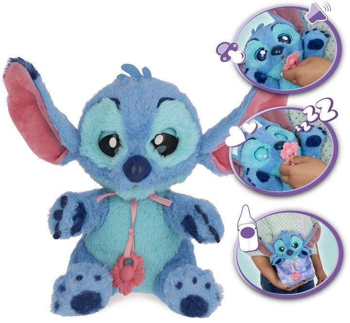 Actual product image IMC Toys Baby Paws Stitch (24 cm)