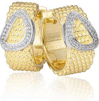 Breuning OHRSCHMUCK - BRILL. 0,156 Ct. H/si (750/18 K Gold)