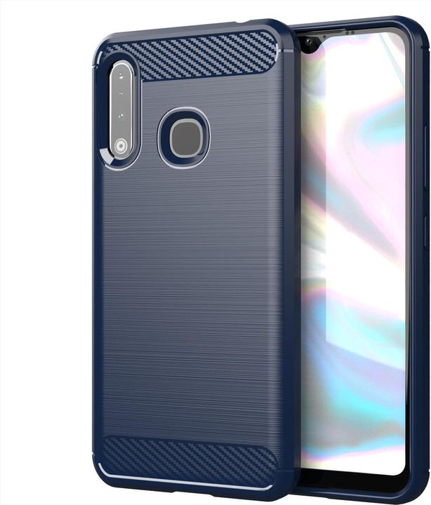 Image du produit Cadorabo TPU Ultra Slim carbon edelstahl Combi Cover (Samsung Galaxy A70e)