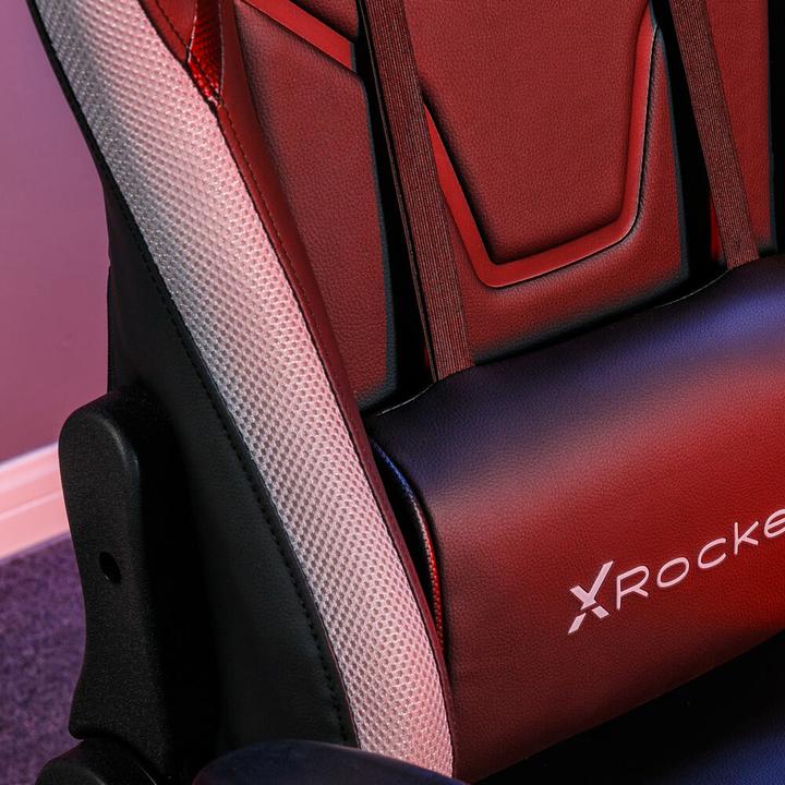 Actual product image X Rocker Chaise de jeu eSports compacte RVB Agility JR Noire/Grise