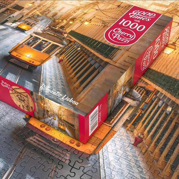 Produktbild Cherry Pazzi Puzzle Romantisches Lissabon, Portugal 1000 Teile (1000 Teile)