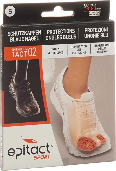 Epitact Sport Schutzkappen blaue Nägel EpitheliumTact 02, Gr. S 23 mm
