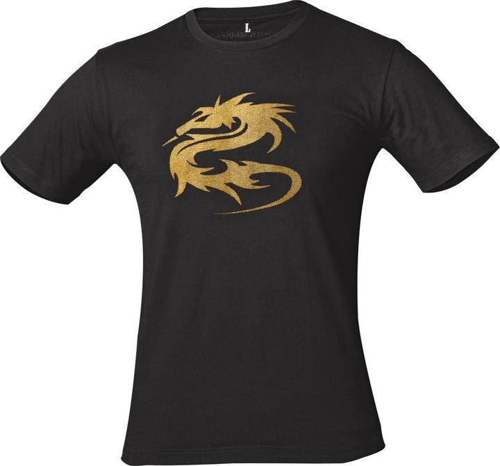 Madif T-8163-MD T-Shirt schwarz-gold S (S)