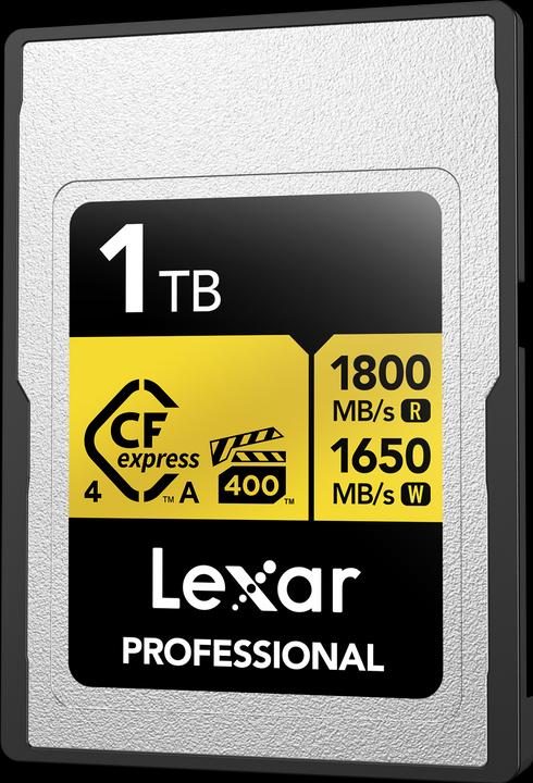Produktbild Lexar 1800MB/s CFexpress 4.0 A 1TB Gold (1000 GB, CFexpress Typ A)