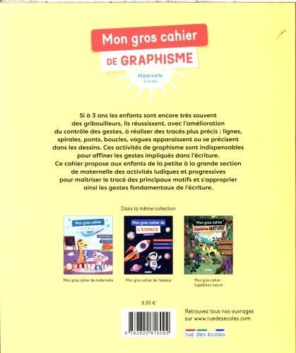 Produktbild Mon Gros Cahier de Graphisme : Maternelle  + de 200 Activites (Französisch, Coquelin Sophie, 2024)
