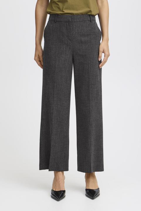 Actual product image B.young BYDANTA WIDE LEG PANTS 2 CROPPED 20815027 (42)