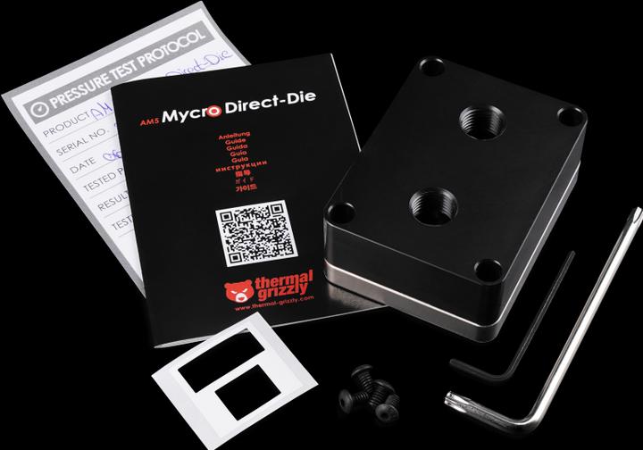Actual product image Thermal Grizzly Mycro Direct-Die CPU Water Cooler - Socket AM5