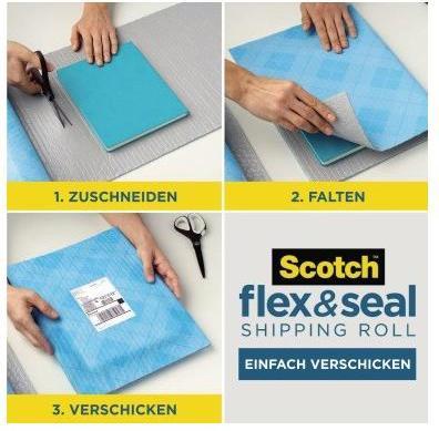 Produktbild Scotch Flex & Seal Versandrolle (38 x 300 cm, 1 x)