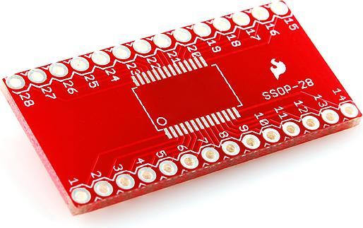 Produktbild SparkFun Adapter SSOP zu DIP 28-Pin