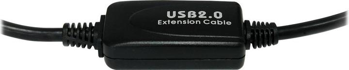 Produktbild StarTech 10m Aktives USB 2.0 A auf B Kabel - USB Anschlusskabel - Stecker/Stecker - Schwarz (9.15 m, USB 2.0)