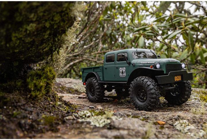 Actual product image Axial Scale Crawler SCX24 Dodge Power Wagon Green, 1:24, RTR (RTR Ready-to-Run)