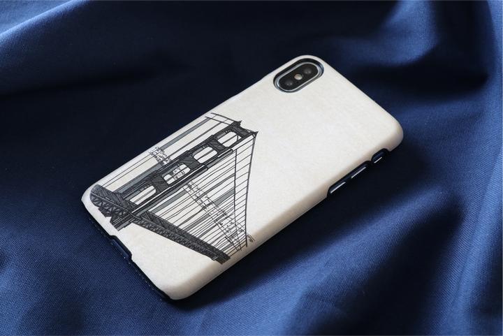 Image du produit Man&Wood SmartPhone case iPhone X/XS hand bridge black (Apple iPhone X, Apple iPhone XS)