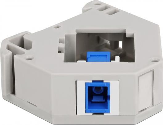 Immagine prodotto Delock Adattatore per guida top-hat con presa Keystone SC simplex a presa SC simplex blu