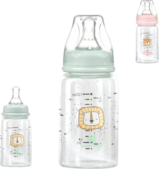 Produktbild Kikkaboo Baby Glasflasche 120 ml Savanna (120 ml)