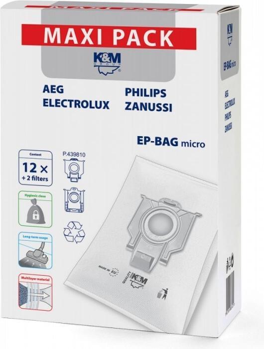 Produktbild K & M Staubsaugerbeutel (4 x)