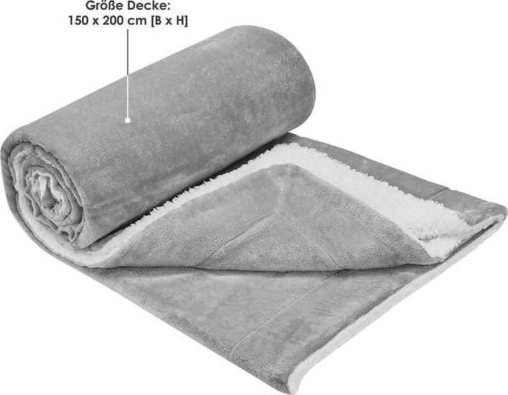 Actual product image Juskys Fleece blanket (150x200 cm)