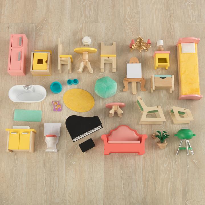 Actual product image KidKraft Lola Mansion with EZ Kraft Assembly