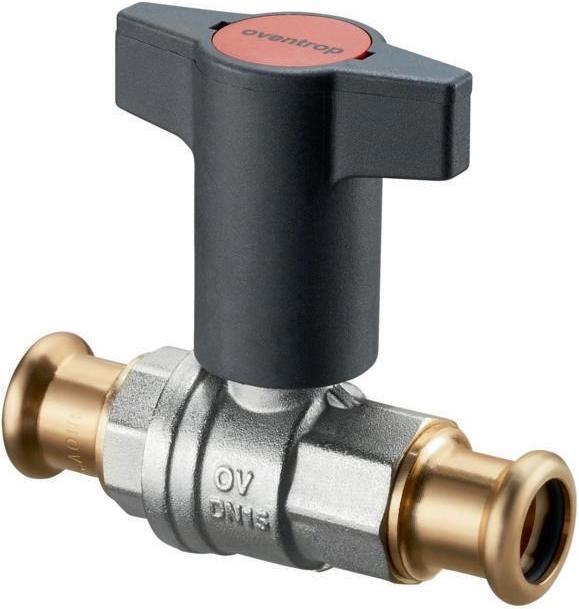 Produktbild Oventrop OV Knebelgriff-Kugelhahn Optibal beiderseits Pressanschluss DN 32 d= 35mm