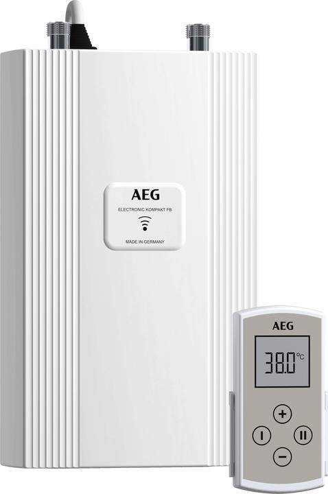 Produktbild AEG Haustechnik DDLE Kompakt FB 11/13 kW Kompakt Durchlauferhitzer für die Küche, Fernbedienung, 400 V, Untertisch