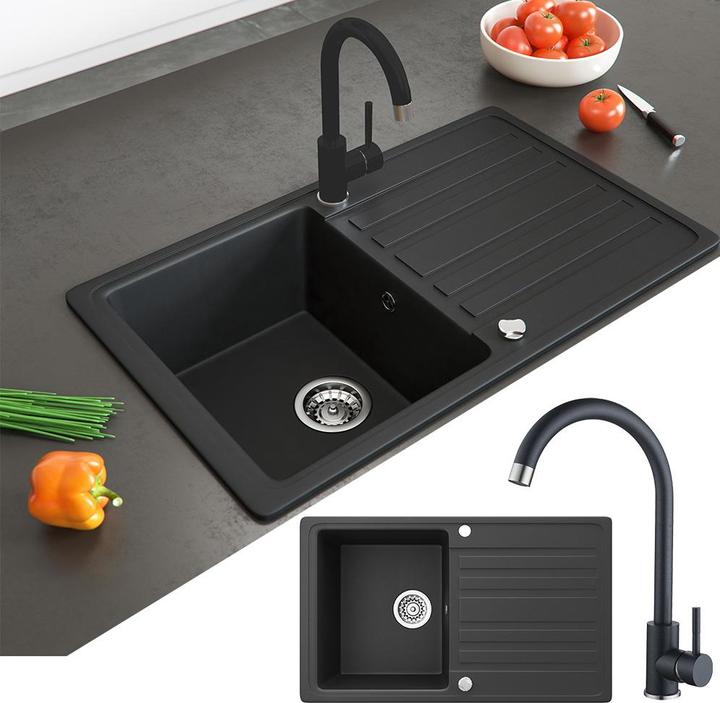 Produktbild Bergström Granitspüle (Einbauspüle, 46 cm, 76.50 cm)