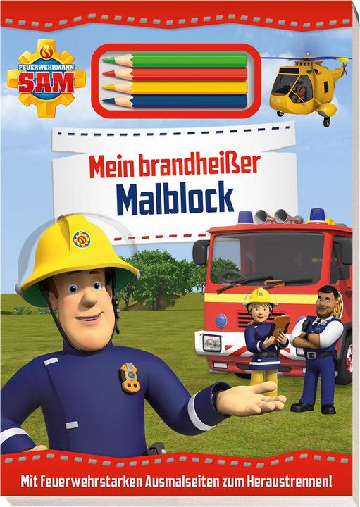 Produktbild Panini Feuerwehrmann Sam: Mein brandheisser Malblock