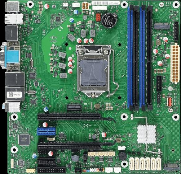 Produktbild Fujitsu D3641-S - Motherboard - micro ATX - LGA1151 Socket - C246 - 2 x Gigabit LAN - On (LGA 1151, Intel C246, mATX)