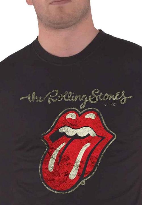 Image du produit The Rolling Stones T-shirt adulte avec langue plâtrée (S)