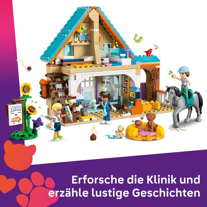 Produktbild LEGO Tierarztpraxis für Pferde und Haustiere (42651, LEGO Friends)