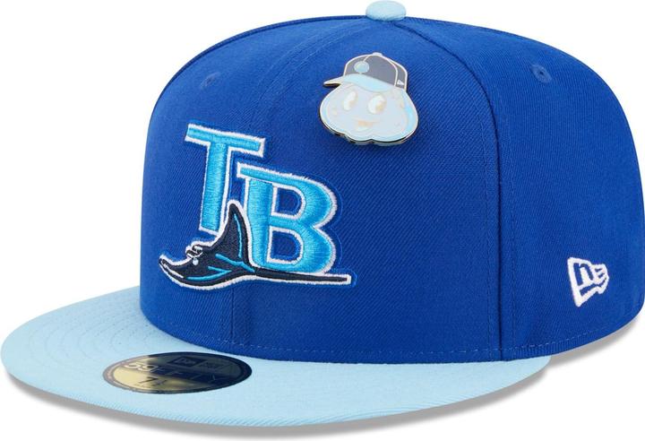 New Era 59Fifty Cap - ELEMENTS PIN Tampa Bay Rays - 7 5/8 (7 5/8)