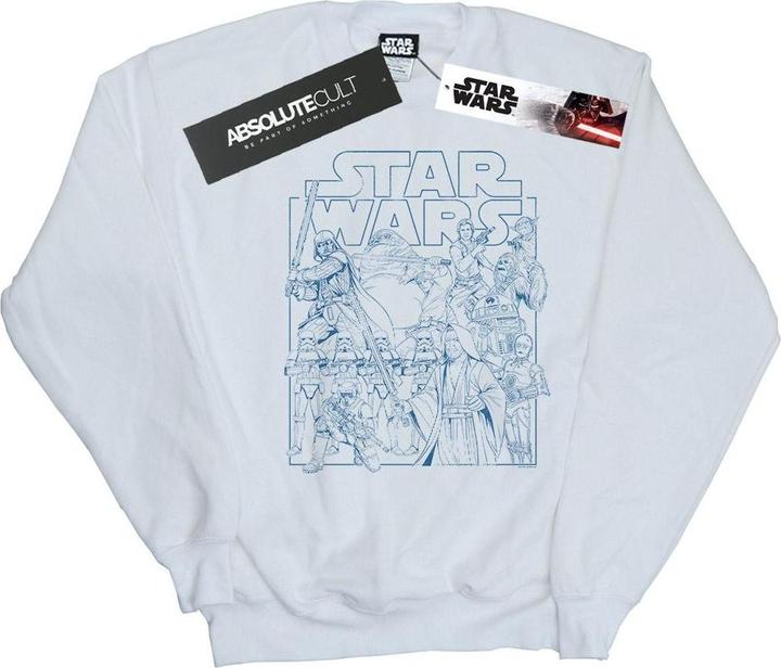 Star Wars Outlined Sketch Sweatshirt (5XL)