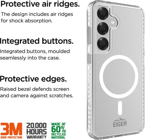 Actual product image Eiger Ice Grip MagSafe (Samsung Galaxy S25+)