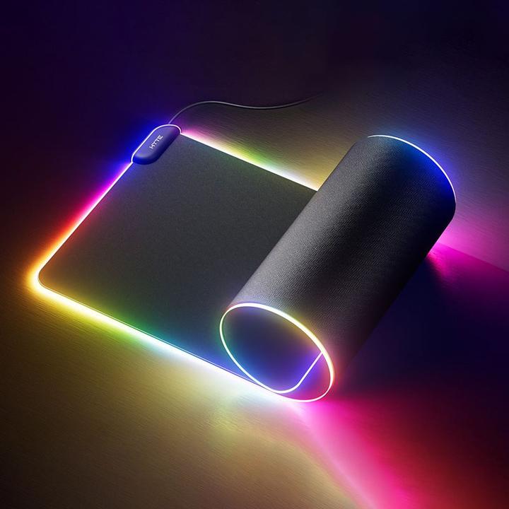 Produktbild Hyte CNVS Gaming Mauspad, ARGB - schwarz (XXL)