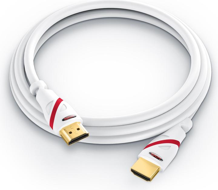 Image du produit CSL Câble HDMI 2.0b - 4k Ultra HD 2160p - 3D Ready - Haute vitesse - 3 fois blindé - HDMI 2.0b 2.0a 2.0 (10 m, HDMI)