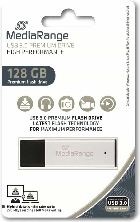 Produktbild MediaRange USB-Stick (128 GB, USB-A)