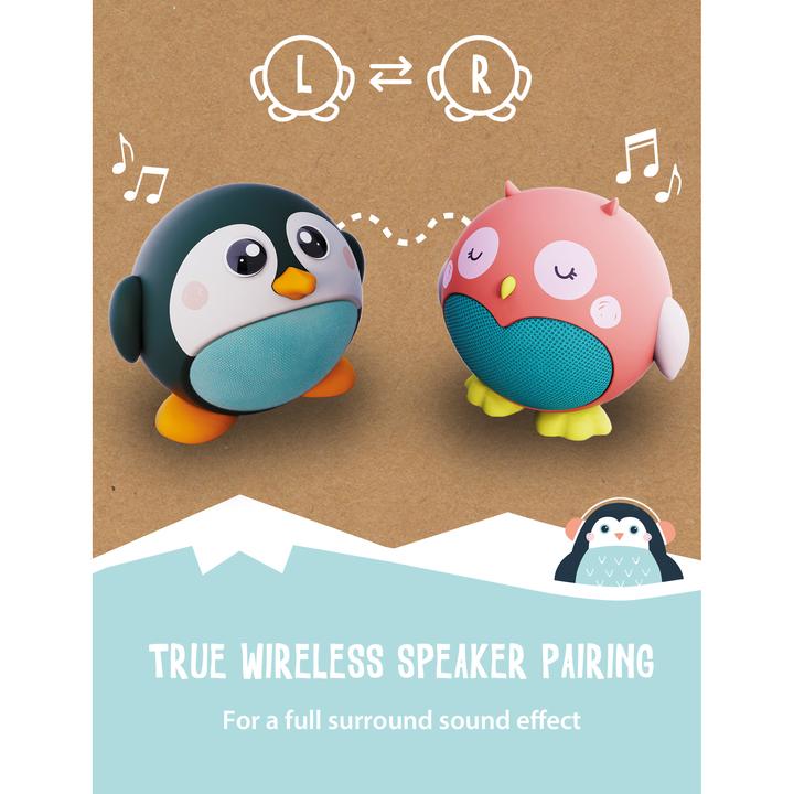 Actual product image Planet Buddies Penguin Speaker (4 h, Rechargeable battery operated)