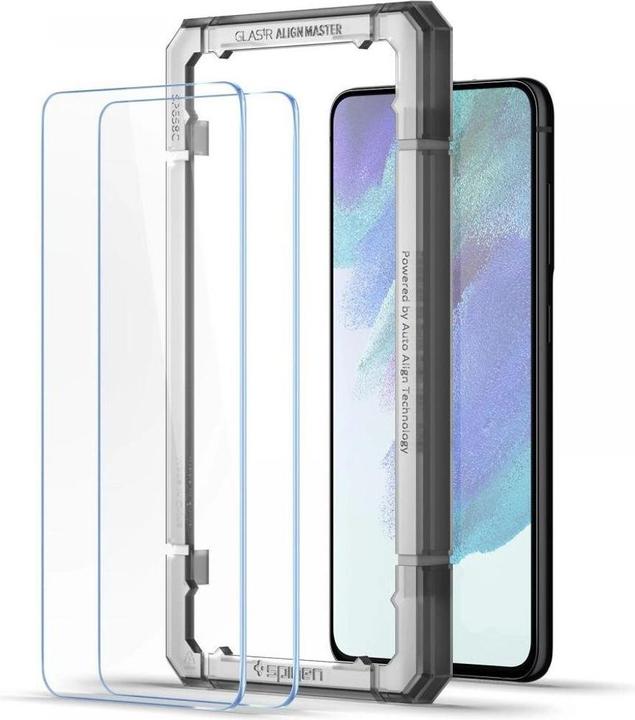 Produktbild Spigen ALM Glas.Tr Samsung S21 FE 2szt. szkło hartowane AGL03088 (2 Stück, Samsung Galaxy S21 FE)