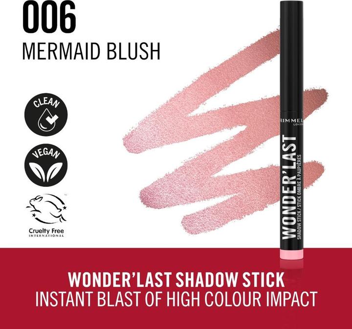 Immagine prodotto Rimmel London Bastone delle ombre di Wonder'Last (006 Blush sirena)