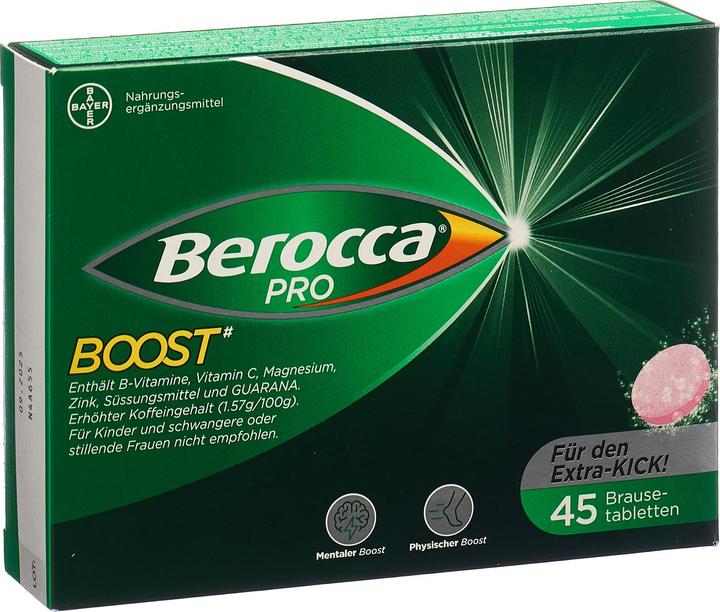 Berocca PRO Pro Boost (45 Stück, Brausetablette, 500 g)