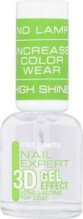 Actual product image Miss Sporty Nail Expert 3D Gel Effect Curing Varnish 8ml (Top coat)