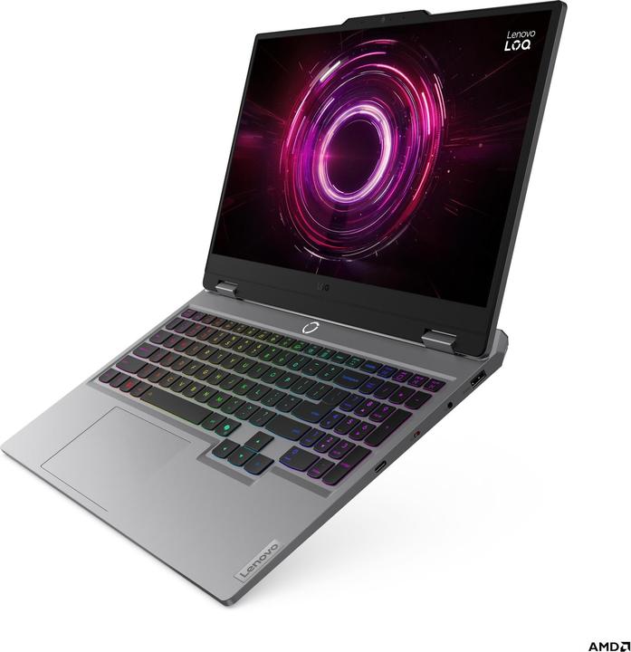Actual product image Lenovo LOQ 3 83JG000SGE - 15" FHD, Ryzen® 7 260, 16GB RAM, 1TB SSD, RTX 5060, Windows 11 Home (15.60", 16 GB, 1000 GB, DE)