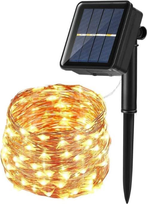 Image du produit Lumina Swiss Guirlande lumineuse solaire à LED Chaud (14 m)