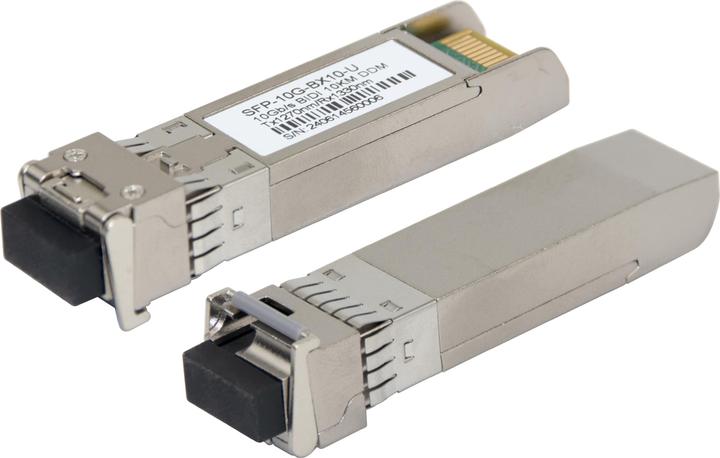 Actual product image Deltaco SFP+ 10G, 10km, Tx1270/Rx1330nm, LC interface, SM simplex
