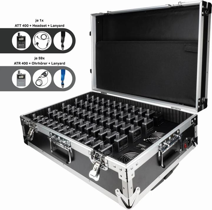 Produktbild Albrecht 60er Set ATR 400 Ladekoffertrolley+integrierte Ladeschalen,Tourist G. (0.20 km)