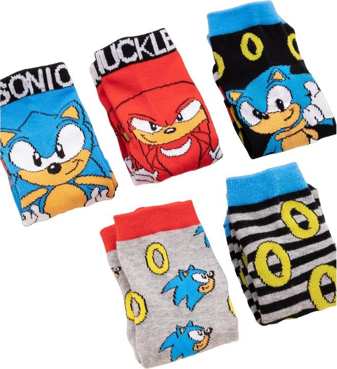 Sonic The Hedgehog SockenSet Jungen (5erPack) (27 - 31)