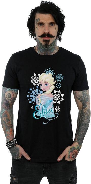 Immagine prodotto Disney Frozen Elsa Snowflakes Maglietta Uomo (4XL)