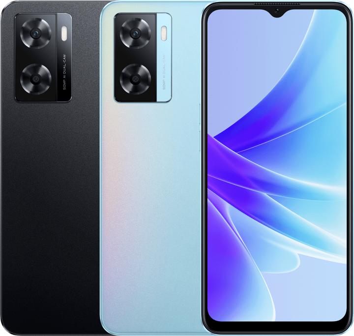 Actual product image OPPO A57s (64 GB, Sky blue, 6.56", Dual SIM, 50 Mpx, 4G)