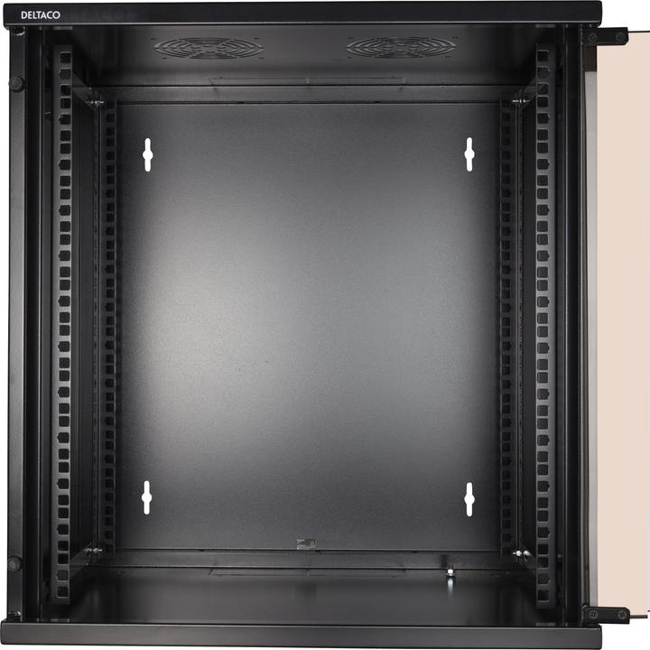 Produktbild Deltaco 19-5412B rack cabinet 12U Freestanding rack Black (12 HE, 19 Zoll Rack)