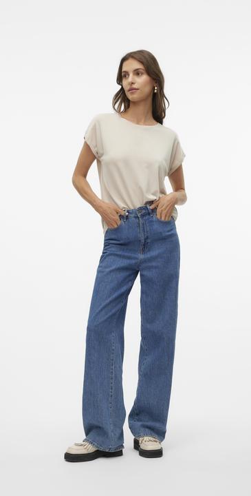 Actual product image Vero Moda Vmlava Glitter Ss Top Stripe Ga (XXL)