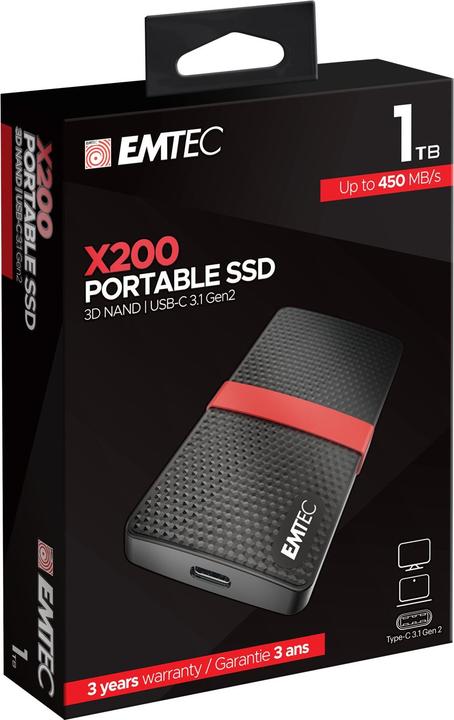 Productafbeelding Emtec X200 (1000 GB)